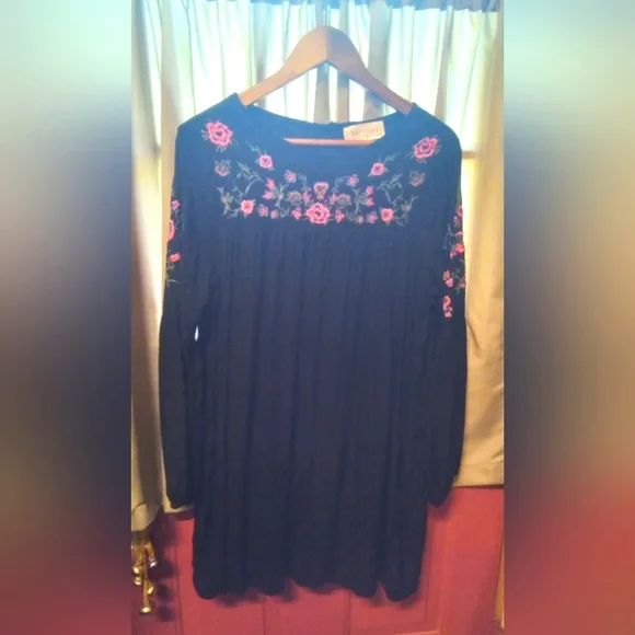 philosophy embroidered dress Embroidered Mexican Dress main image 1